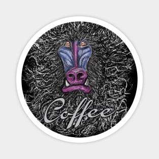 Coffee Mandrill Magnet